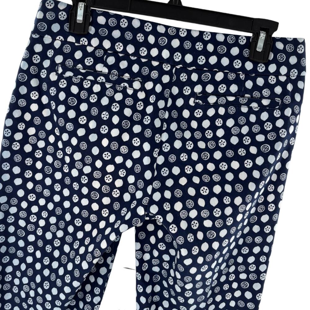 Lilly Pulitzer Blue Kristen Fruit Squirt Print Palm Beach Fit Capri Pants - Picture 7 of 10